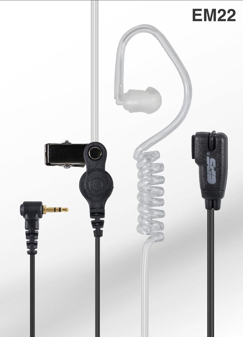 EM22 - Ear-tube earpiece - CPS Telecom Ltd